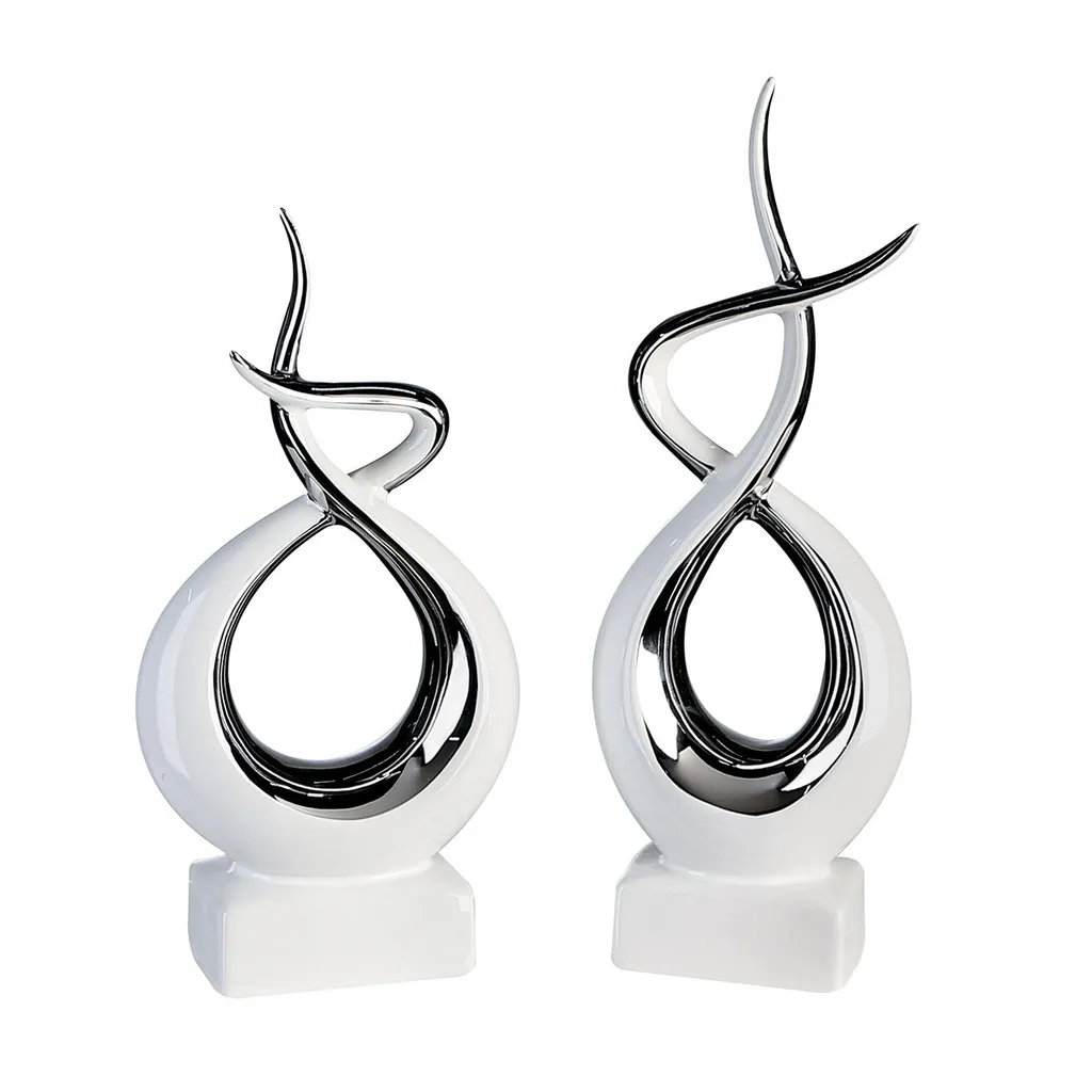 Sculpture Design Infinity Gilde 30 cm - Finir votre Déco Intérieure Chic