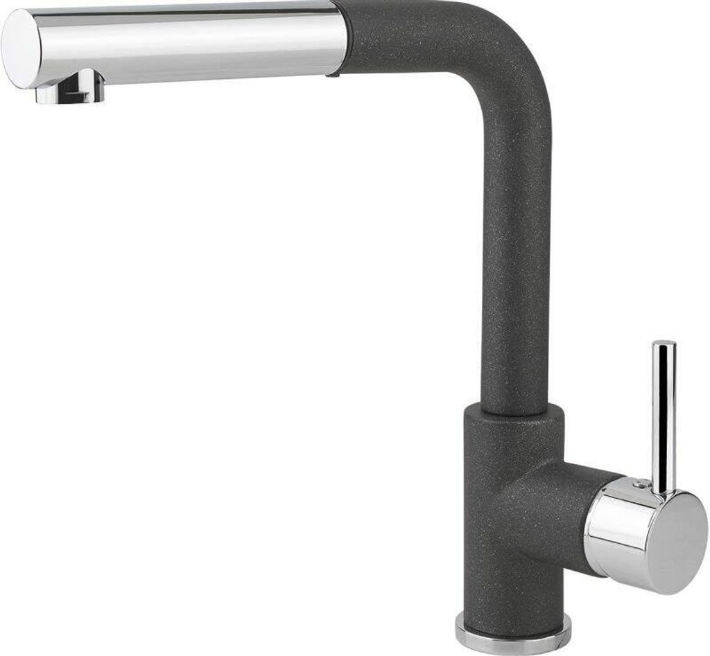 Einhebel-Küchenarmatur mit Brause Concept BDG4527bc Granit SCHWARZ