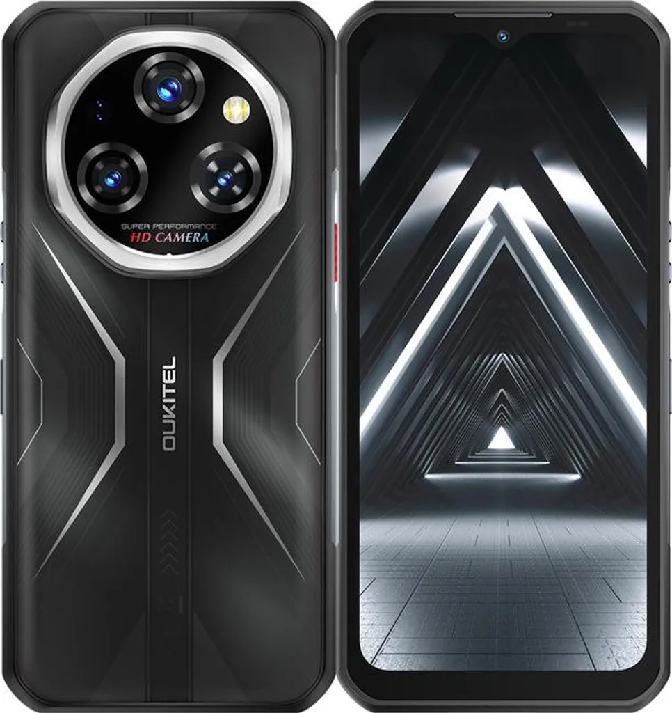 Téléphone portable durci Oukitel WP55 Pro 5G Noir - Mobile de Chantier