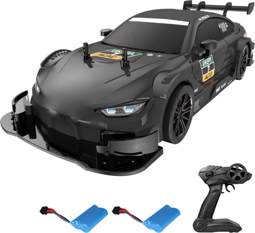 Remote Control Drift Car 1/16 Remote Control Car 2.4GHz 4WD Remote Control Race Car Kids Geschenk für Kinder Jungen Mädchen Reifen austauschbar 2...