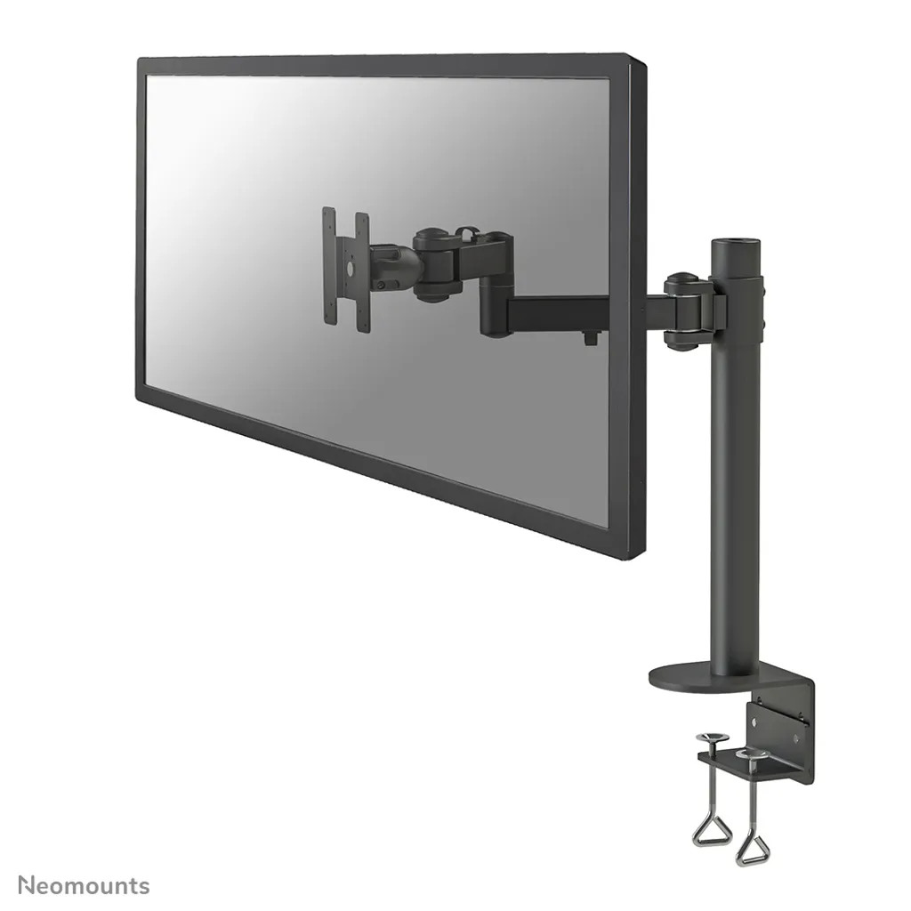 Support de Moniteur pour Télétravail 10-30 Pouces Orientable Noir Robuste - 2