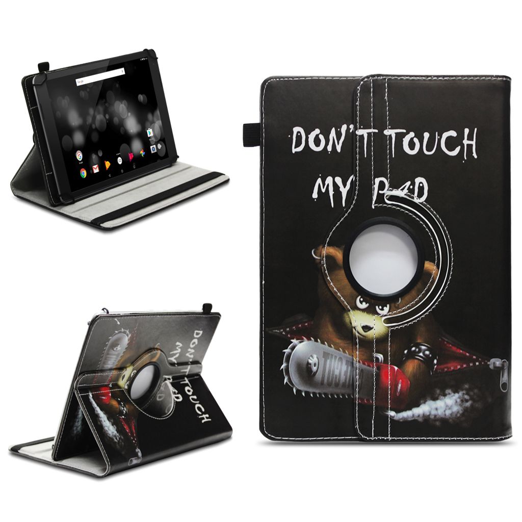 Tablet Tasche für Doogee T20 T20S T20E Hülle Schutzhülle 360 Grad Drehbar CaseFarben:Motiv 12