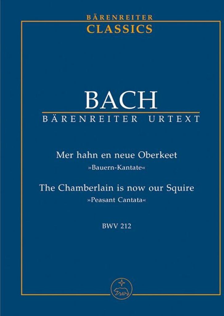 Mer hahn en neue Oberkeet BWV212 für Soli, Flöte, Horn, Streicher und Cembalo Studienpartitur (dt)
