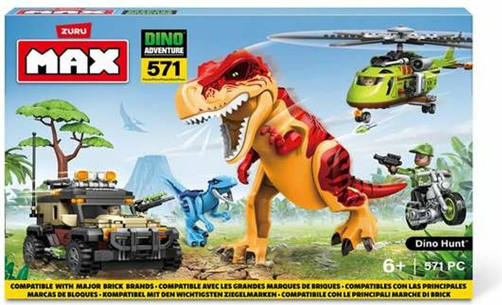 Gioco di costruzioni + figure Zuru Max Dino 33 x 48,3 x 7,6 Immagine del prodotto 
