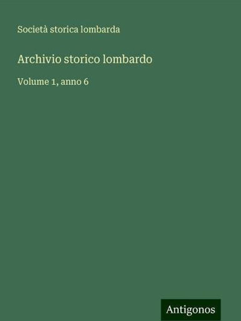 Historisches Archiv der Lombardei