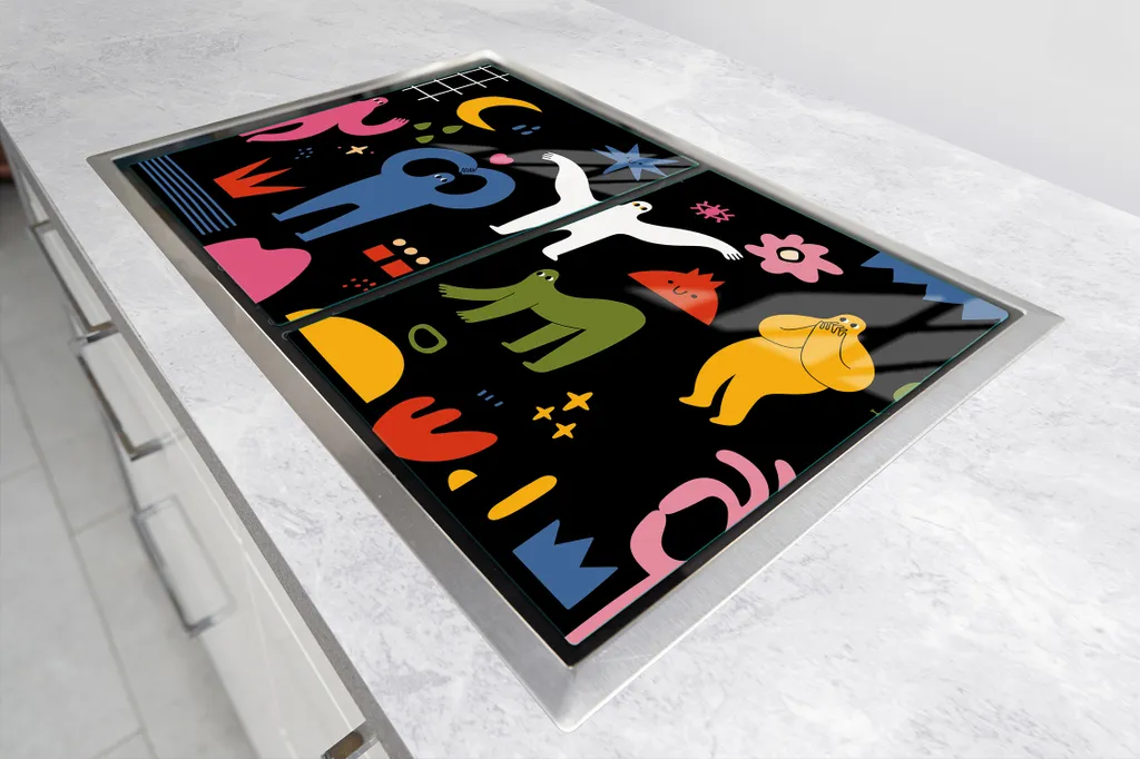 Offerta Copri Fornelli 2 Pezzi 35x52 | Vetro e Ceramica Top - 5