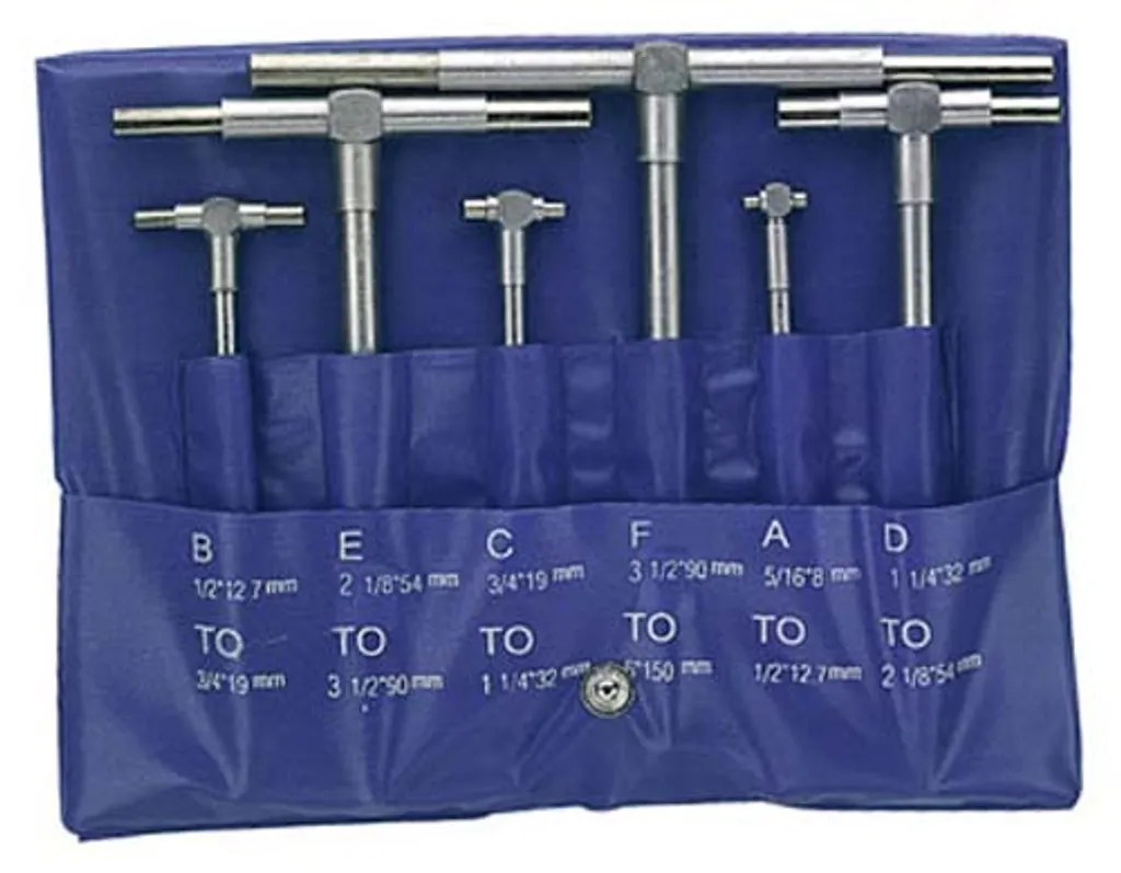 Limite 52910106 Jeu de 6 Micromètres Télescopiques de 8 à 150 mm