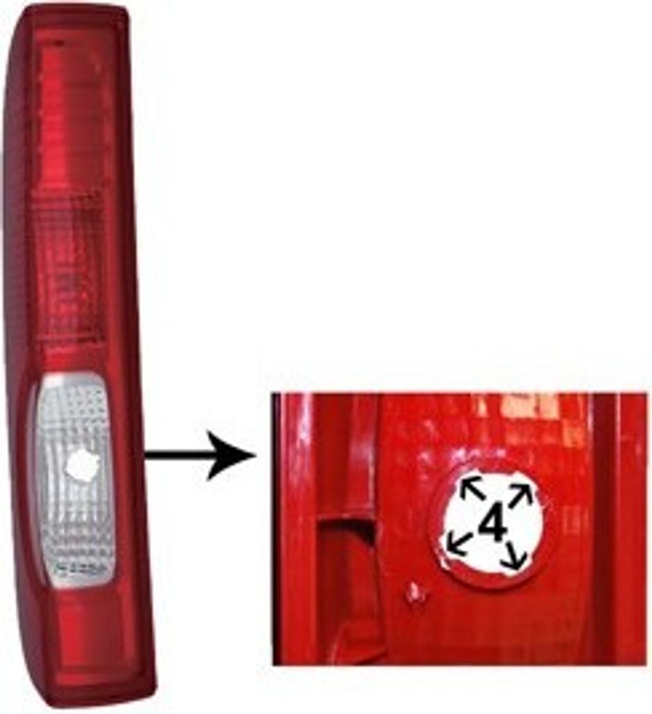 VAN WEZEL Rückleuchte Heckleuchte Links für OPEL Vivaro A Kastenwagen (X83) Vivaro A Combi (X83) für RENAULT TRAFIC II Kasten (FL) TRAFIC II Bus...