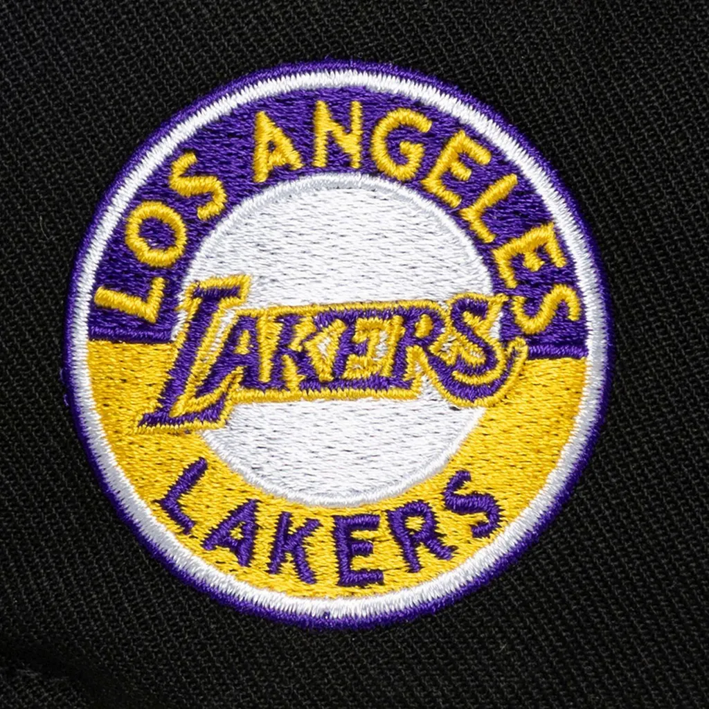 Casquette Snapback Lakers Noire Mitchell & Ness : Ajustement Parfait Garanti