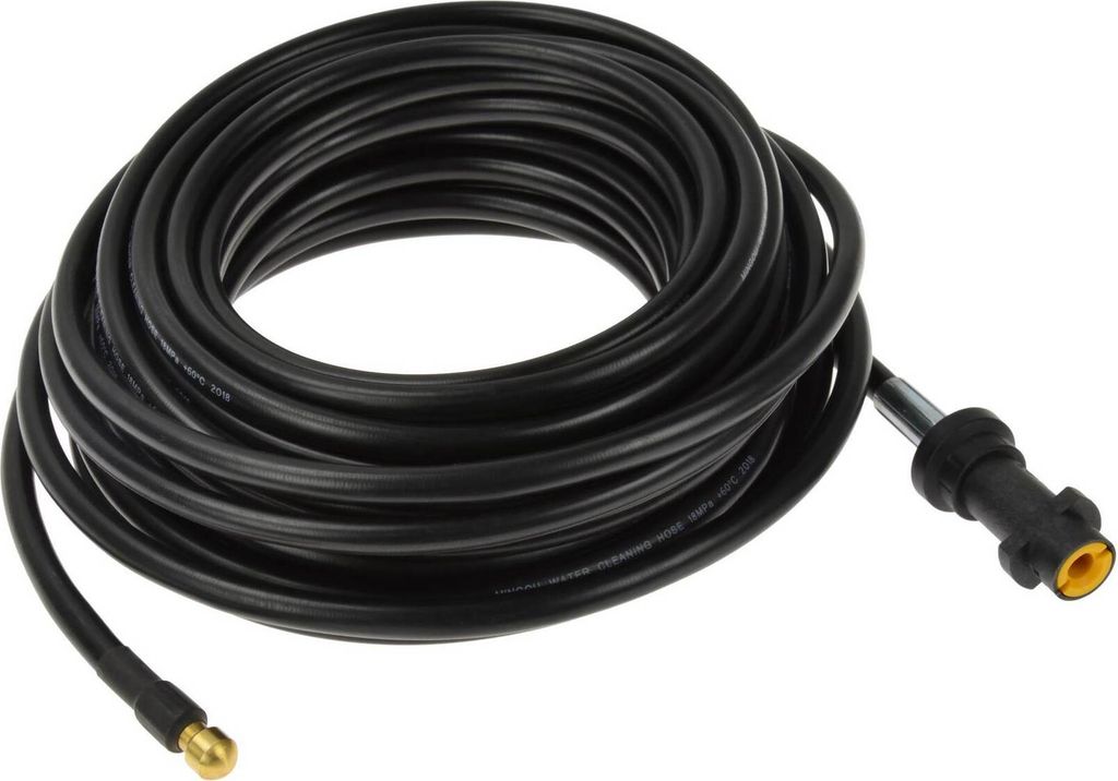 BSD Hochdruckreiniger Rohrreinigungsschlauch - Kanalreinigungsschlauch Kompatibel mit Hochdruckreinigern K Serie - 180 bar, 15m