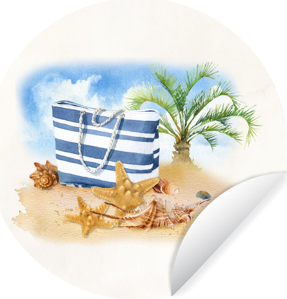 MuchoWow - Tapetenkreis - Wandbild rund - Schlafzimmerdekoration - Wanddeko - runde Tapete - Kunst für zu Hause