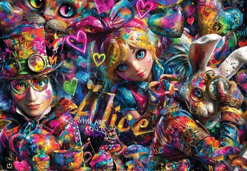 BlueBird - Puzzle Alice in Graffitiland - 1000 dielov