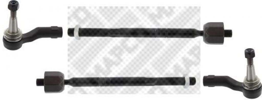 MAPCO Reparatursatz Spurstange Spurstangenkopf 57698 Vorne Links Vorne Rechts für LAND ROVER Range Rover Evoque (L538) 115mm M14x2mm