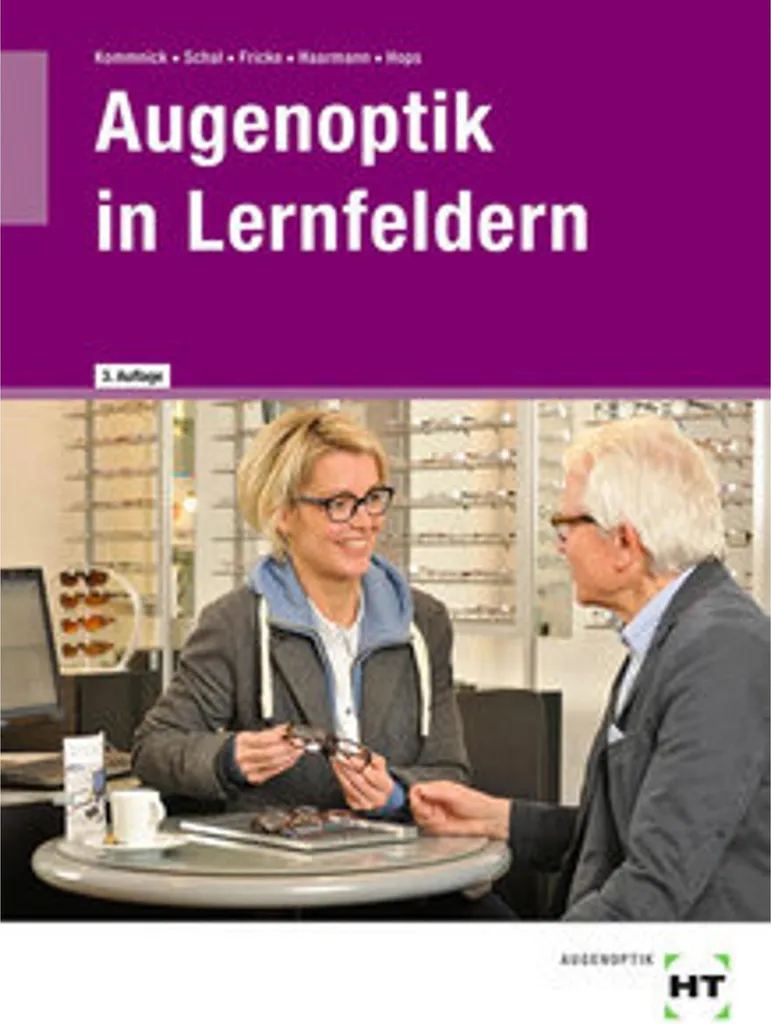 Livre d'optique Augenoptik avec eBook interactif et accès web inclus