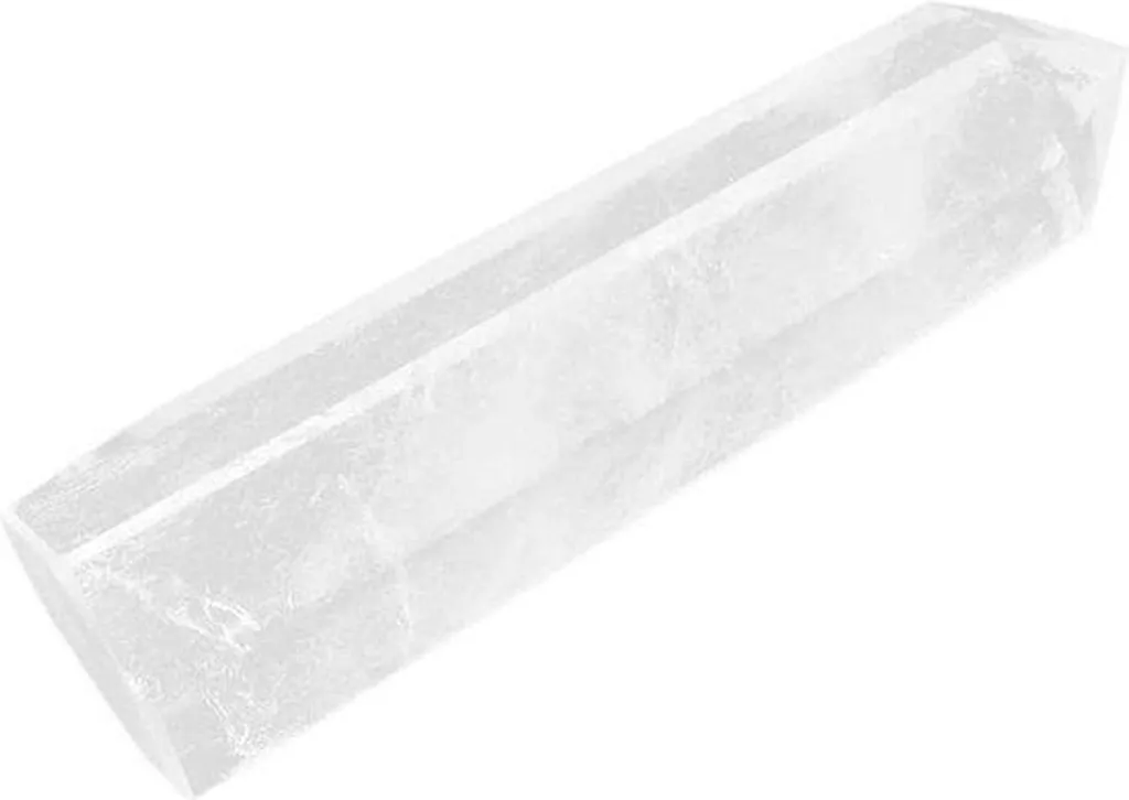 Cristal de roche en bâtonnet 6 cm idéal pour créer des grilles de quartz