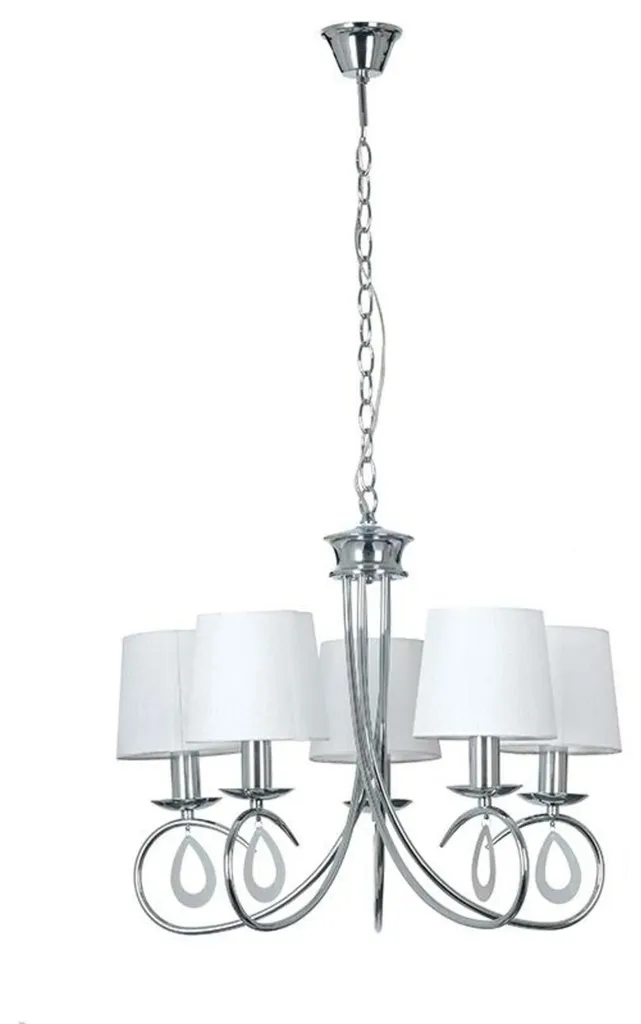 Suspension Anti-Éblouissement 5 Lampes pour un Salon Lumineux et Cosy