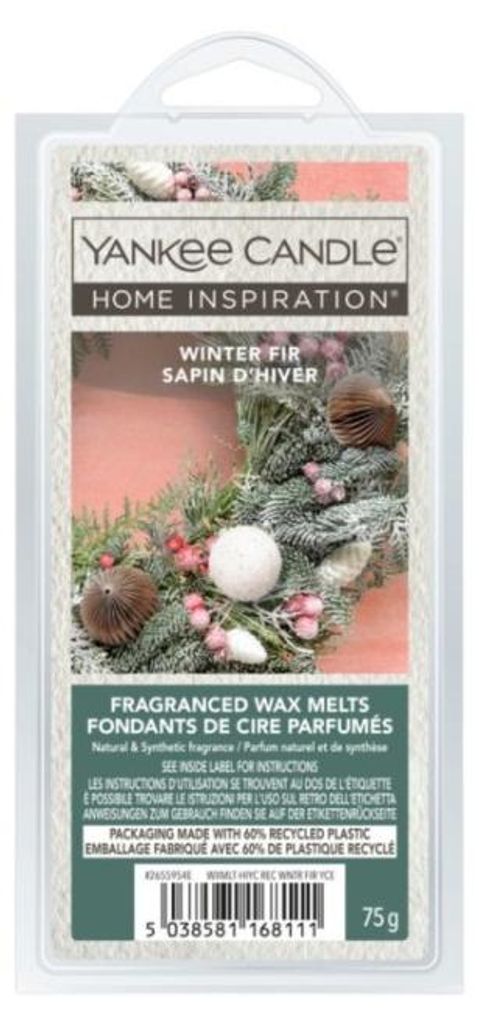 Geurkaars Winterdennenwax, smelttabletten, 75 gram Productafbeelding 