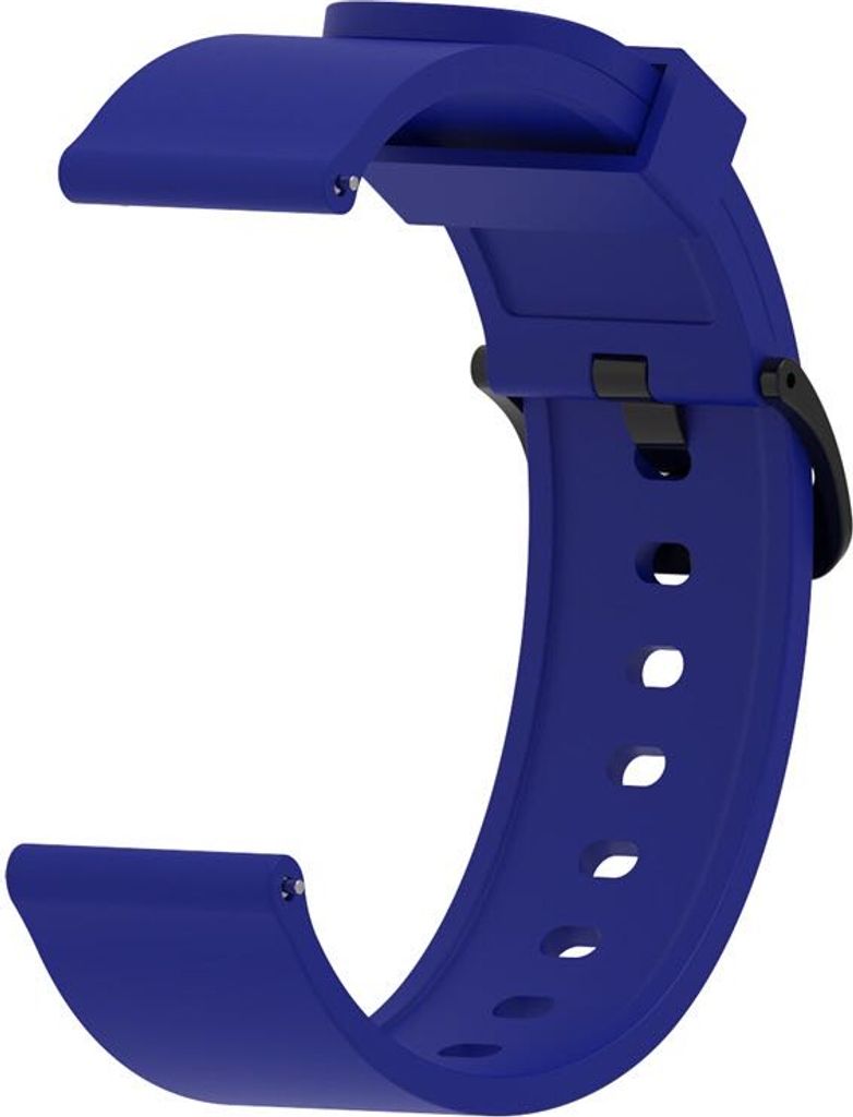 BStrap Silicone V4 Armband für Garmin Vivoactive 3, coral blue