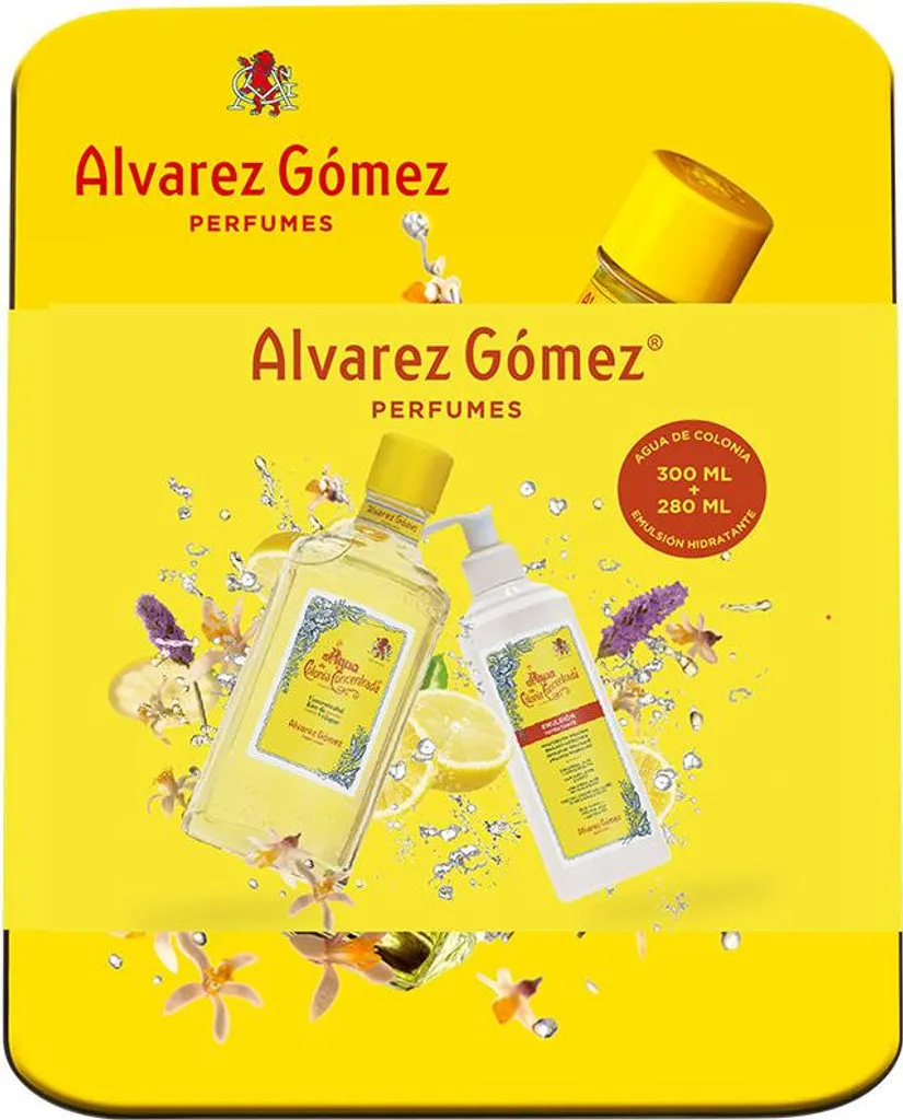 Alvarez Gomez Cologne Concentrée 300ml - Pack de 2 aux Essences Bio - 4