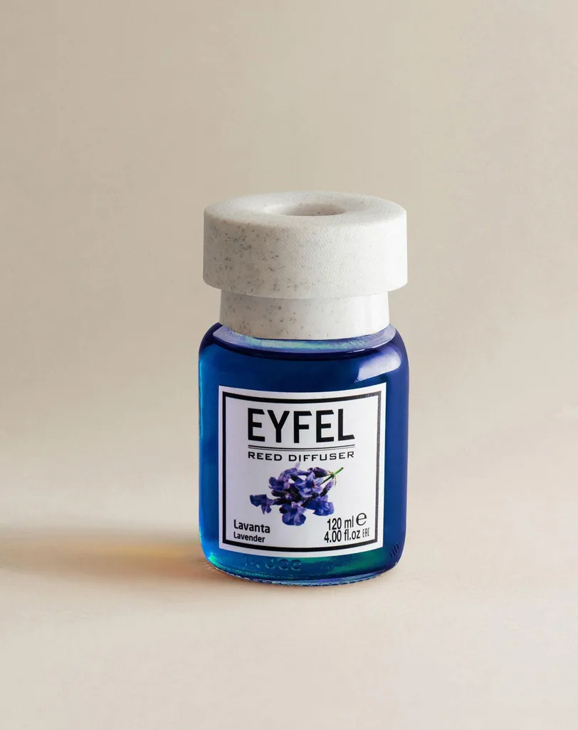 Parfum d'ambiance EYFEL Lavande 120 ml - Diffuseur à bâtonnets Premium - 6