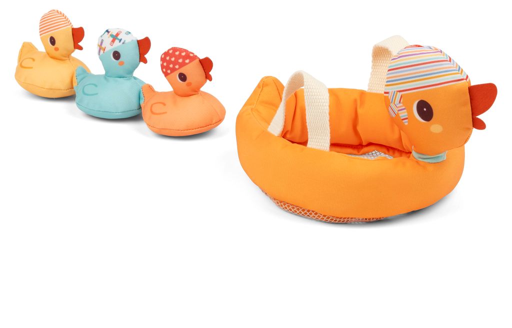 Lilliputiens Badespielzeug magnetische Entenfamilie bunt Baby