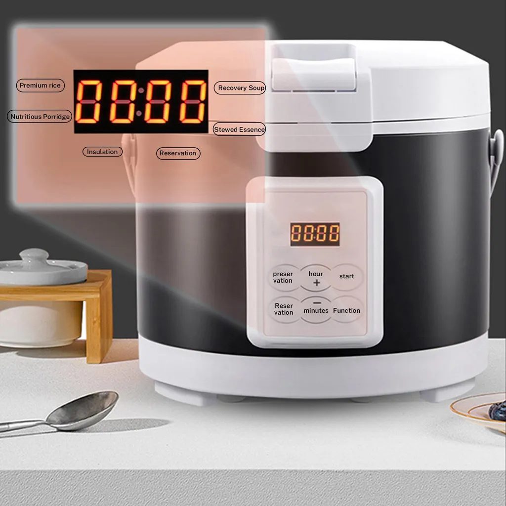 Cuiseur riz voiture 3L multi-tension, cuisson vapeur polyvalente - 5