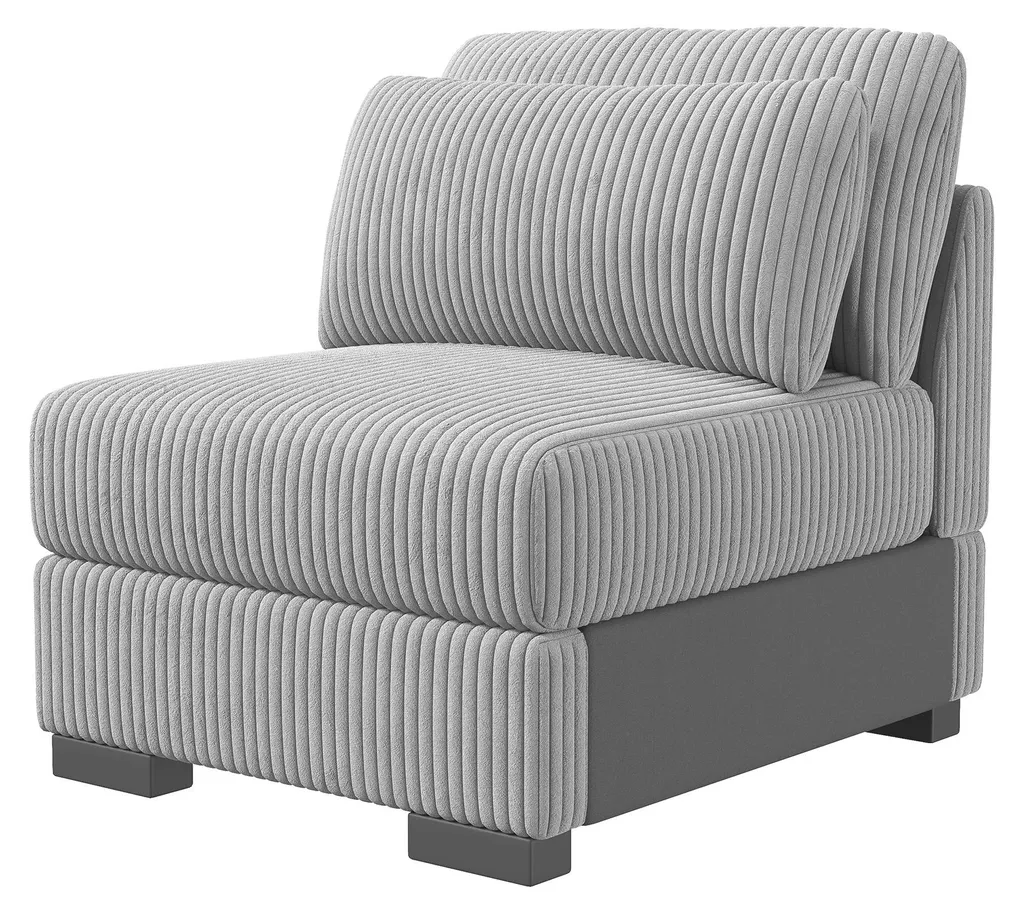 Fini le mal de dos avec ce canapé 1 place gris à l'assise ergonomique unique