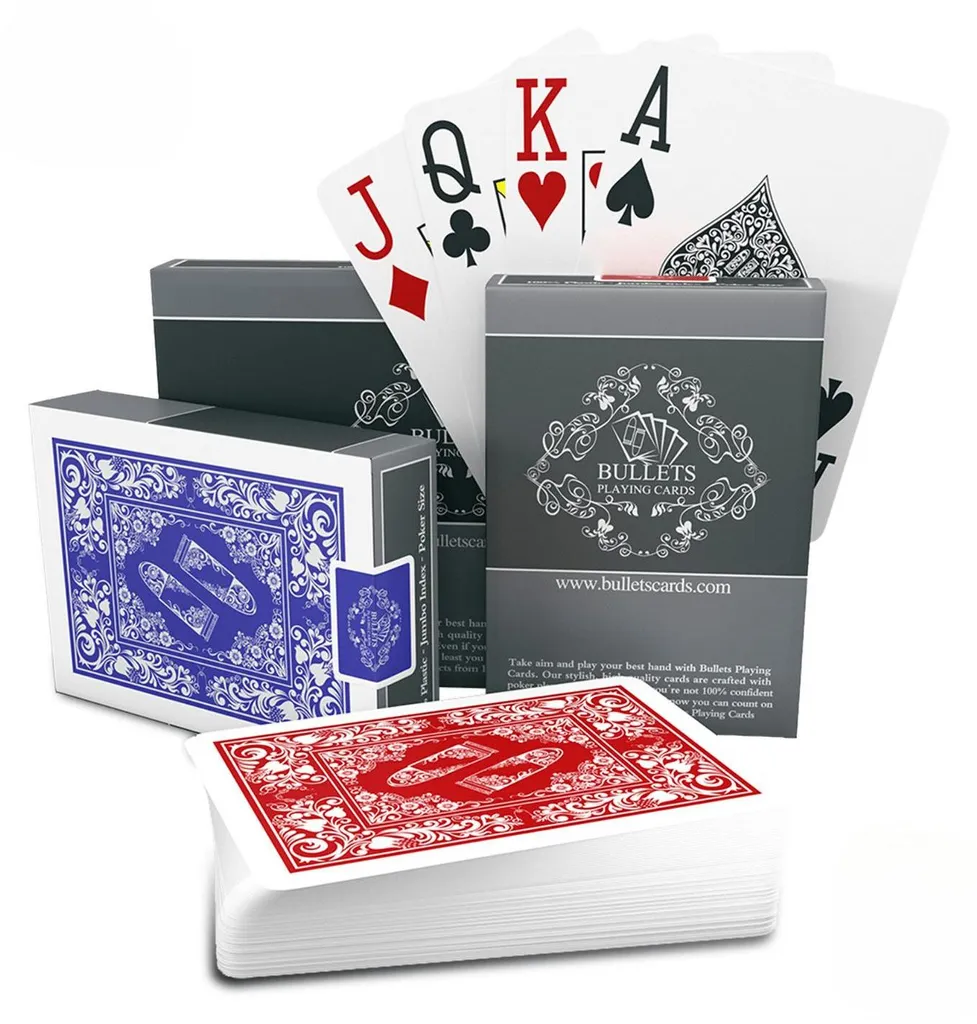 Cartes de Poker Indestructibles et Lavables pour Éviter les Cartes Cornées