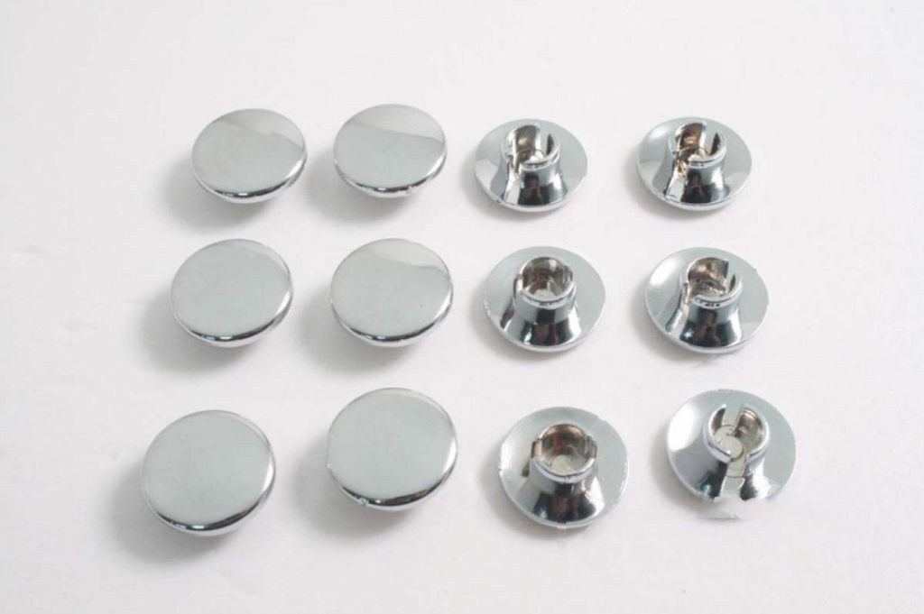 JMP Schraubenkappe M8 chrom 12 Stück