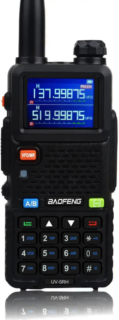 Baofeng UV-5RH 8W AirBand Radio Longue Portée avec Batterie 2500mAh