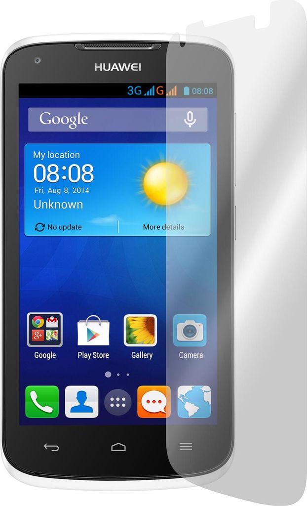 8er-Pack PhoneNatic Displayschutzfolien klar kompatibel mit Huawei Ascend Y520