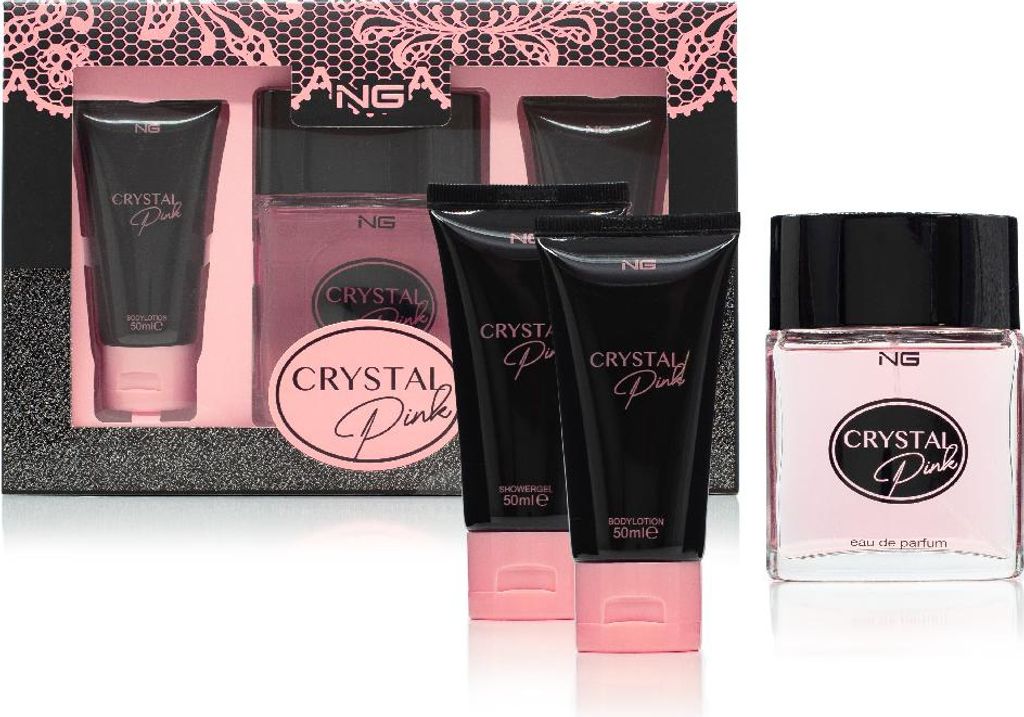 NG PERFUMES NG Crystal Pink - Eau de Parfum, Duschgel, Produktbild 