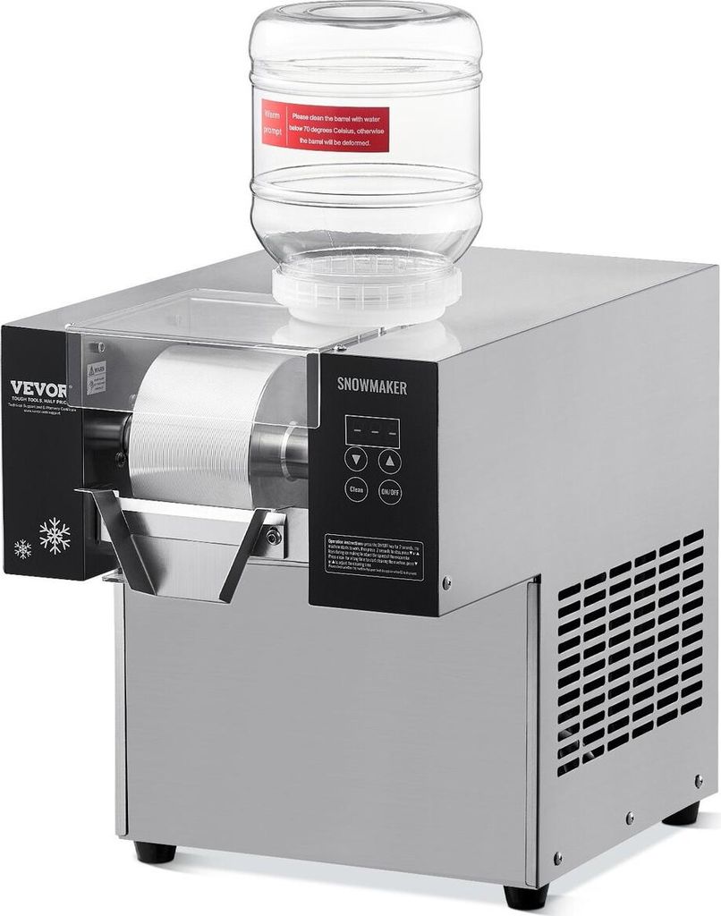 Gewerbliche Schneeflocken-Eismaschine 176 lbs/24 h aus Edelstahl für Eiscreme