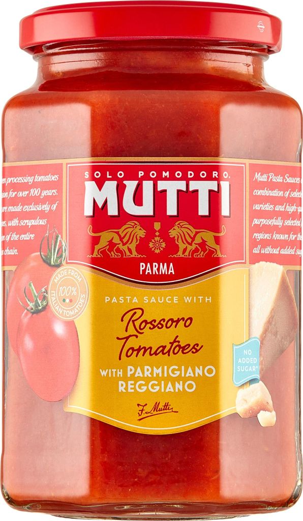 Mutti Pasta Sauce mit Parmigiano Reggiano 400g Image du produit 