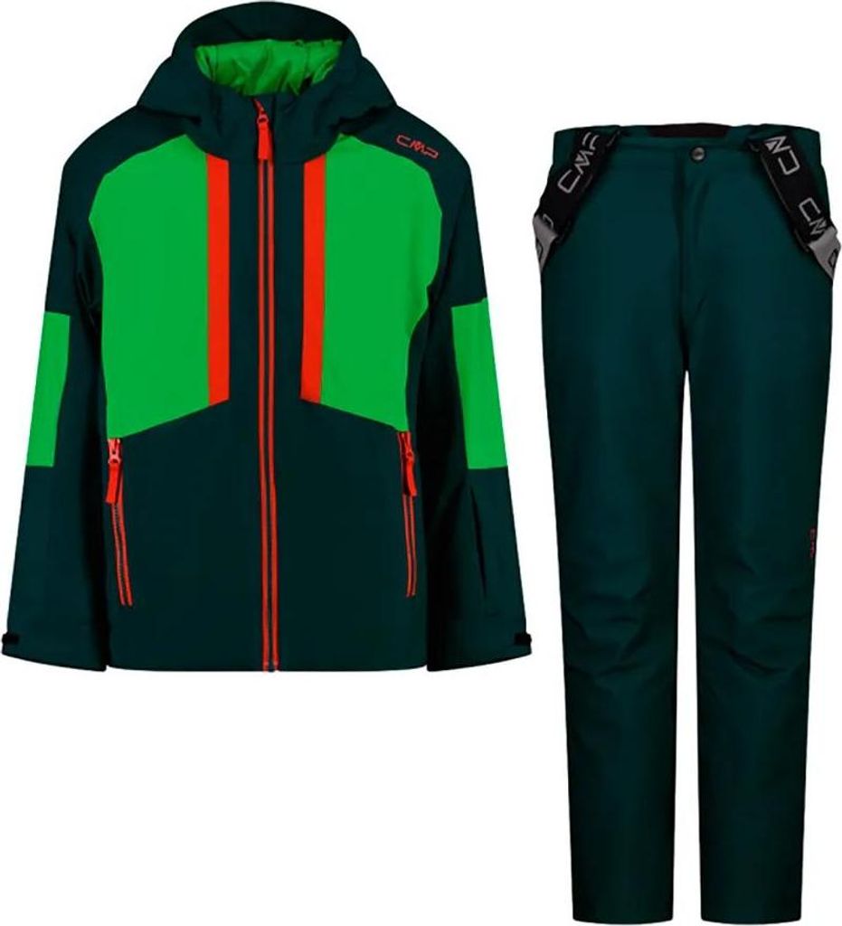 Cmp Kid Set Jacket And Pant Deep Mint Deep Mint 140