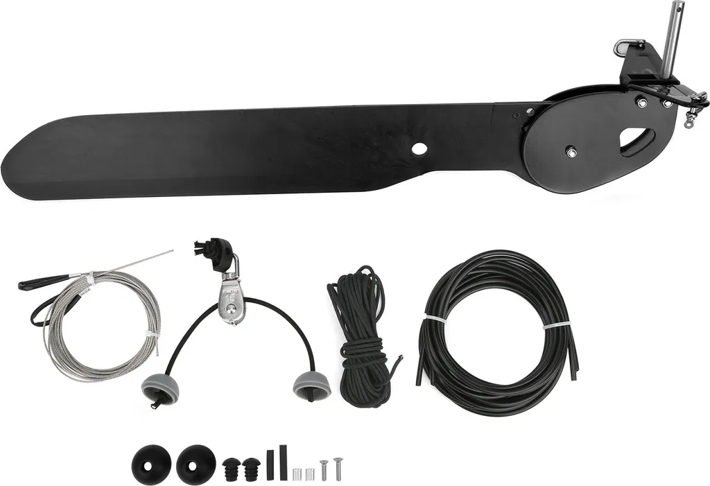 Gouvernail de Kayak de Mer avec Kit de Contrôle de Direction en Nylon
