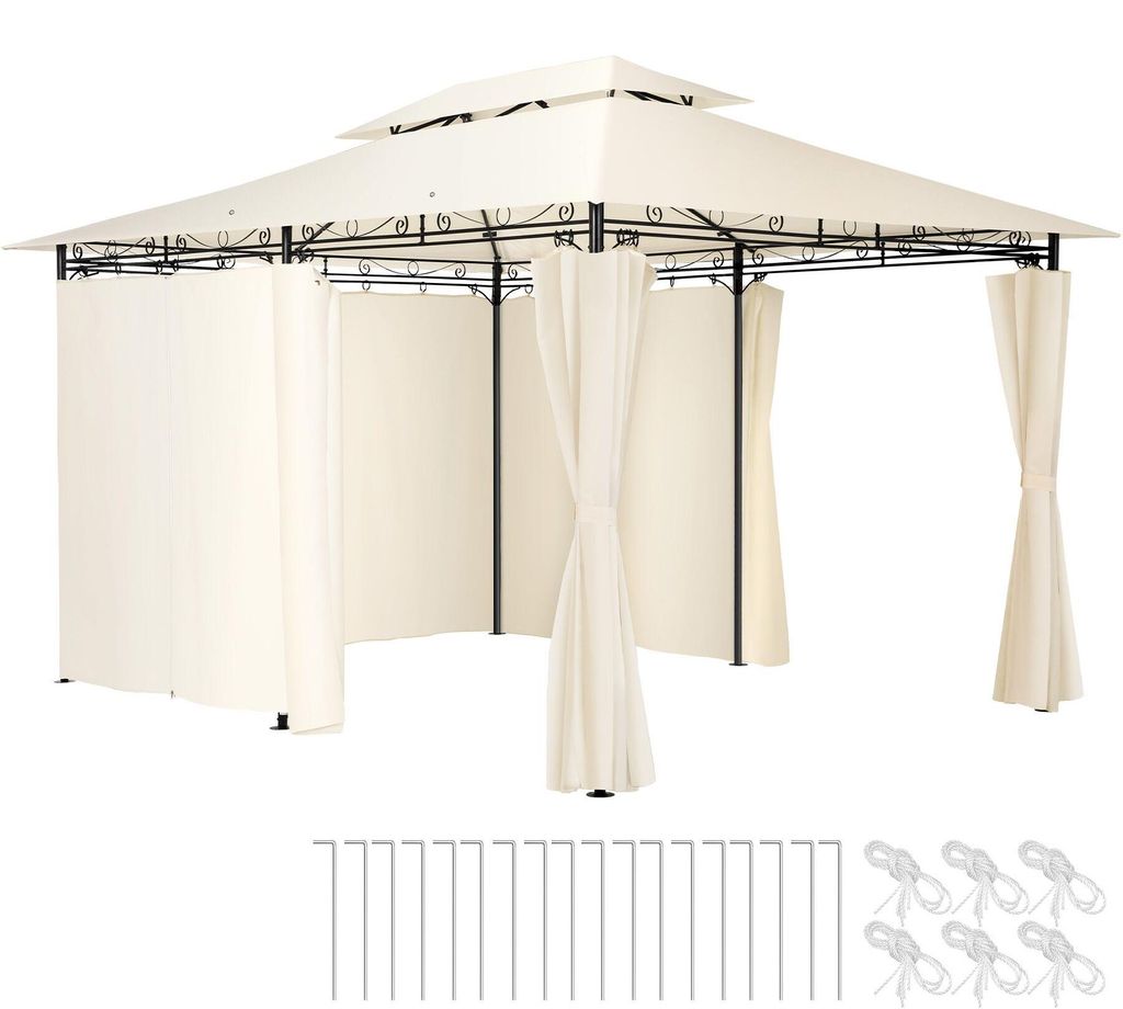 tectake® Gartenpavillon Emine 4 x 3 m Produktbild 