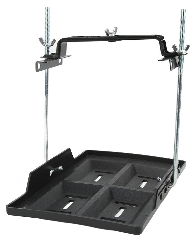 Hochleistungs-Batteriehalter für Auto und Boot mit verstellbarer Halterung, universell für Batterien der Serien 27, 30 und 31 (28er-Schale + 23er...