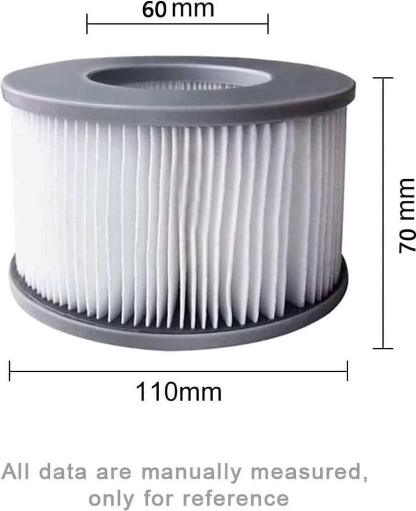 8 x Whirlpool-Filter für MSpa, aufblasbare Pools, Produktbild 5