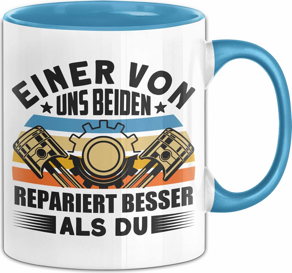 Kfz Mechaniker Tasse Geschenk Spruch Für Auto Reparierer Produktbild 