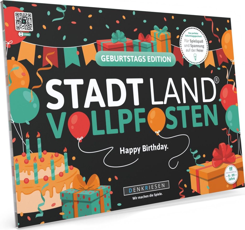 Stadt Land Vollpfosten® Geburtstags Edition – "Happy Produktbild 