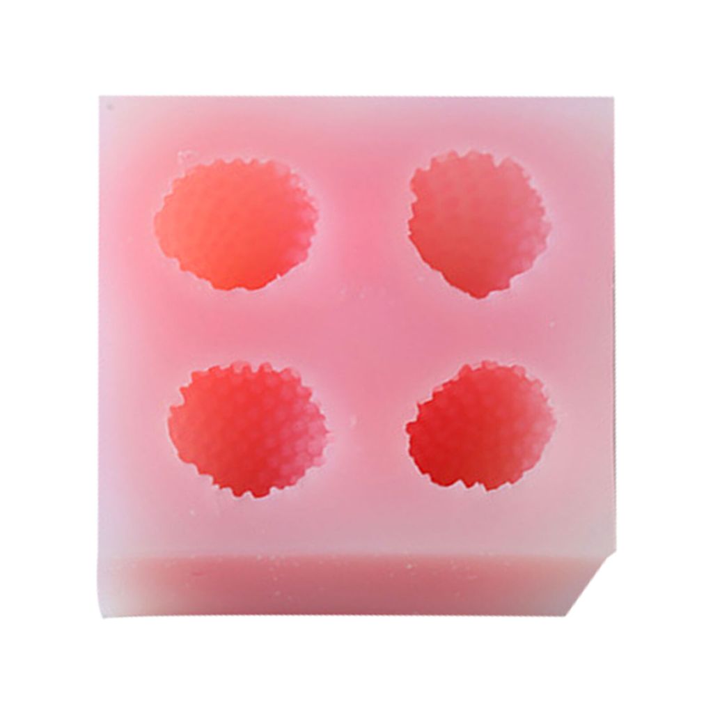 Silikonform mit 4 Mulden, flexibel, antihaftbeschichtet, leicht zu lösen, lebensmittelecht, DIY-Kuchendekorationswerkzeug, Fondant, Schokoladengel...