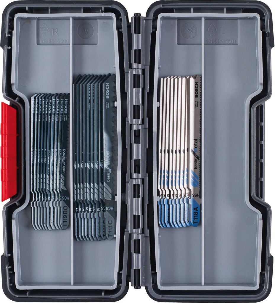 BOSCH ToughBox Basic Wood/Metal Stichsägeblätter-Set Produktbild