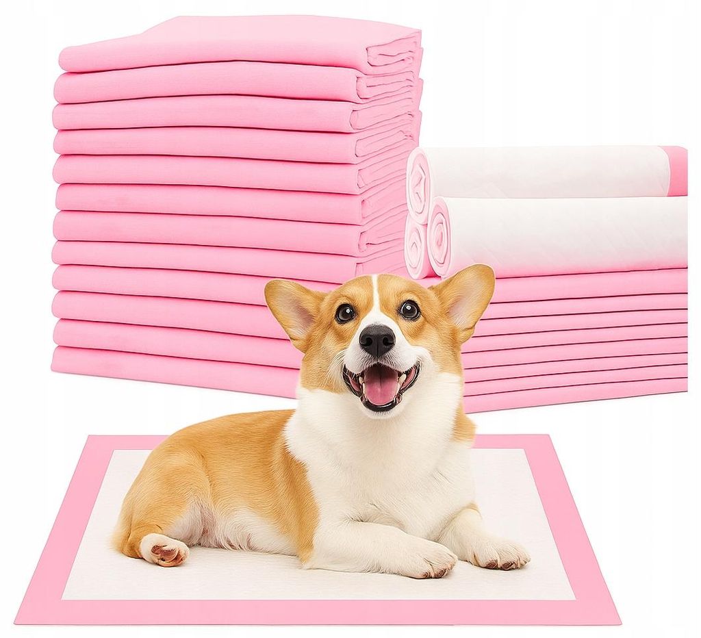 Ekspand | Tappetini igienici per cani - Rosa - 60x60 cm - Immagine del prodotto 