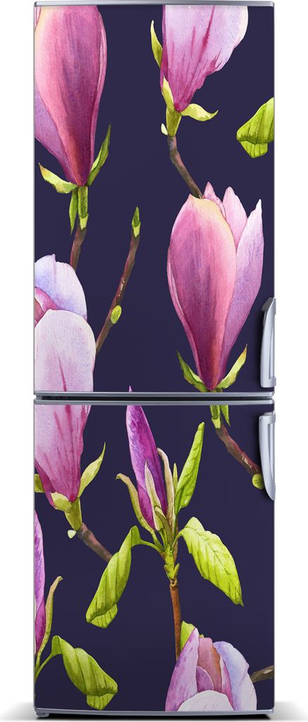 Tulup Kühlschrankdekoration - Magnetmatte - 70 cm x 190 cm - Magnet auf dem Kühlschrank - Magnolie