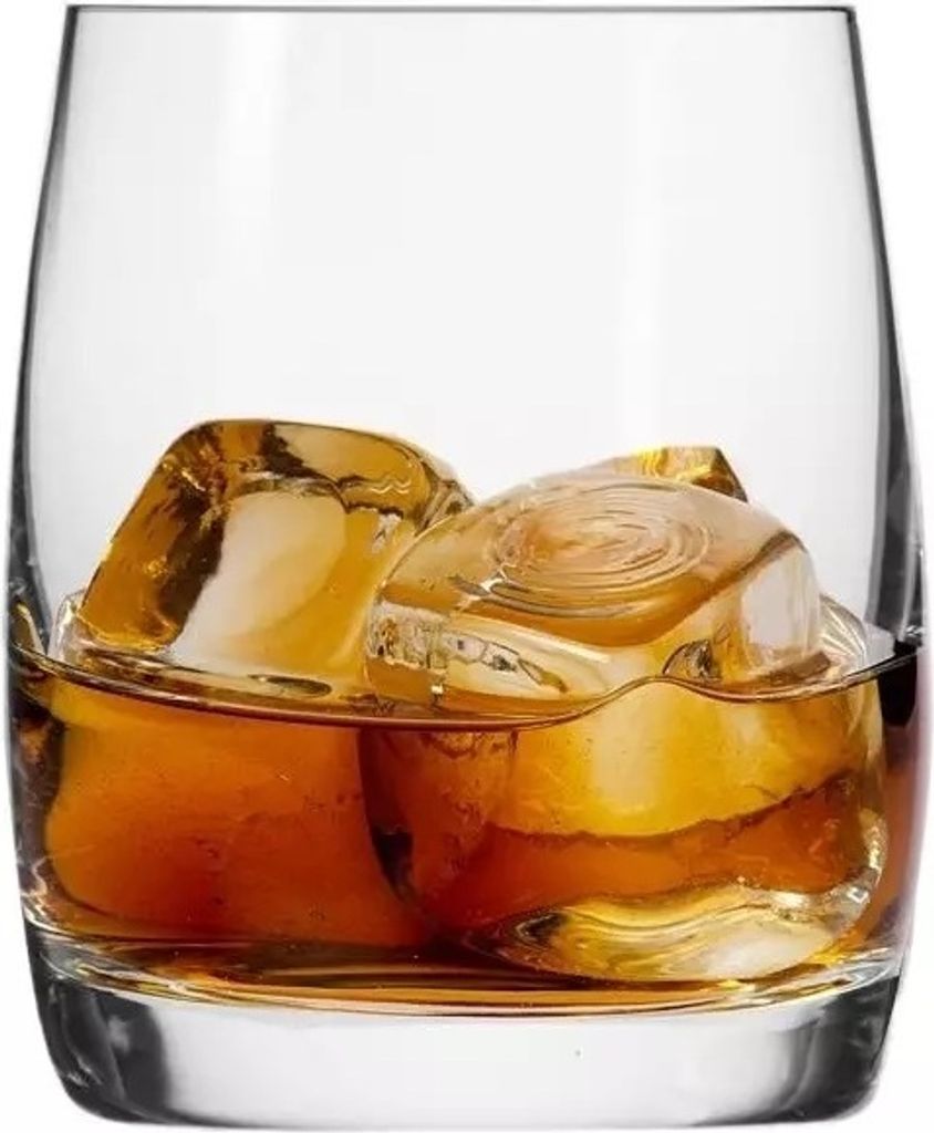 KROSNO Whiskygläser 6er Set - 290ml Tumbler Für Whisky, Rum & Cognac Spülmaschinenfest
