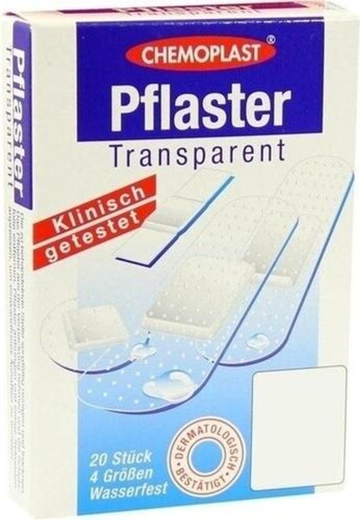 PFLASTER transparent wasserfest 4 Größen