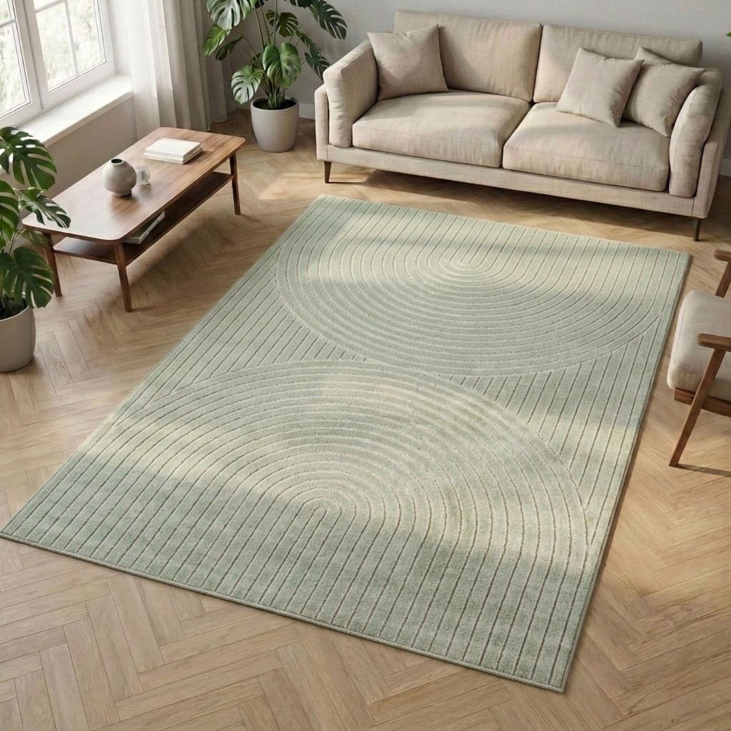 Carpetsale24 Outdoor Teppich, Modern Boho Design, 3D Produktbild 