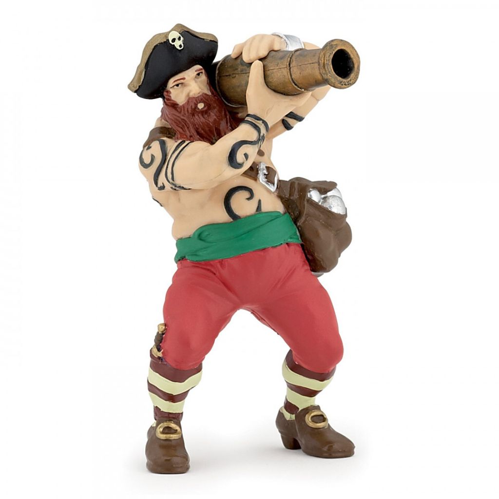 Papo Spielfigur - Pirat mit Kanone