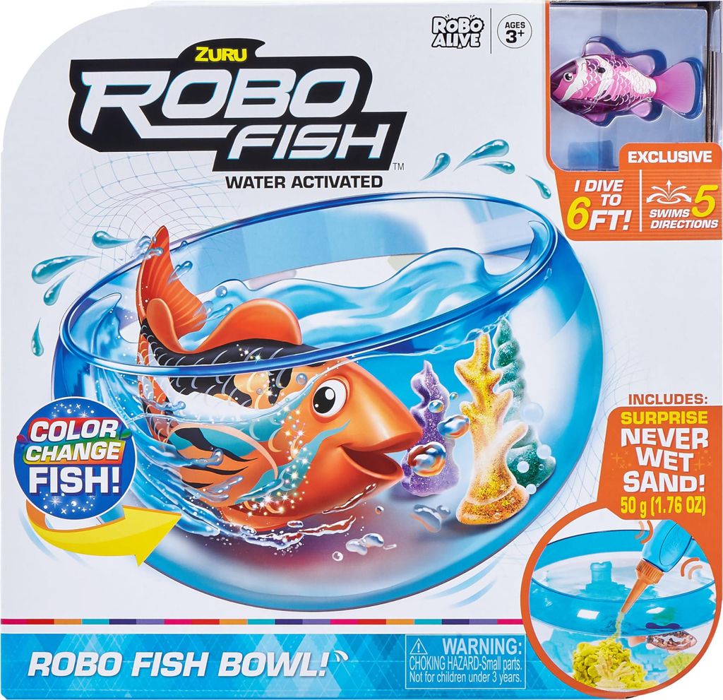 ZURU Robo Fish Roboter schwimmende Haustiere Fischtank